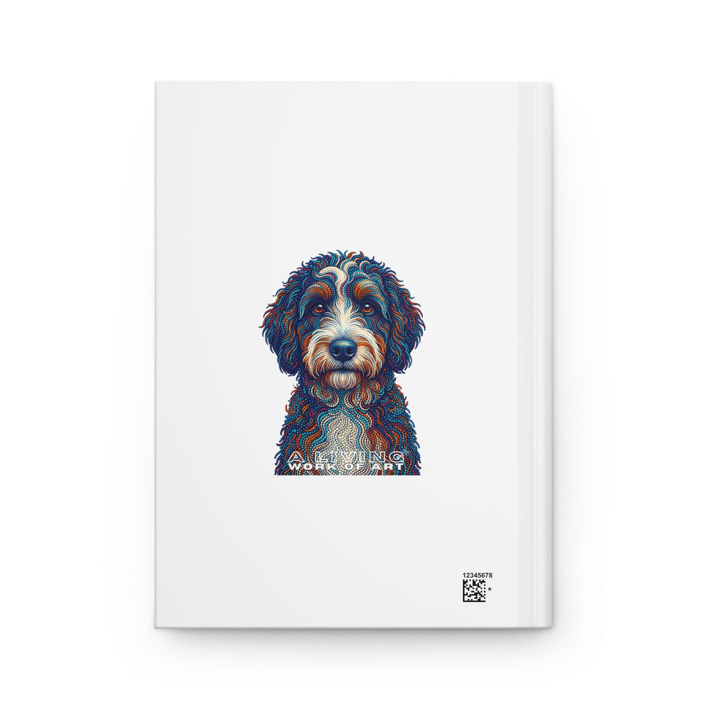 Bernedoodle Notebook | Living Work of Art Collection | Pointillism Style