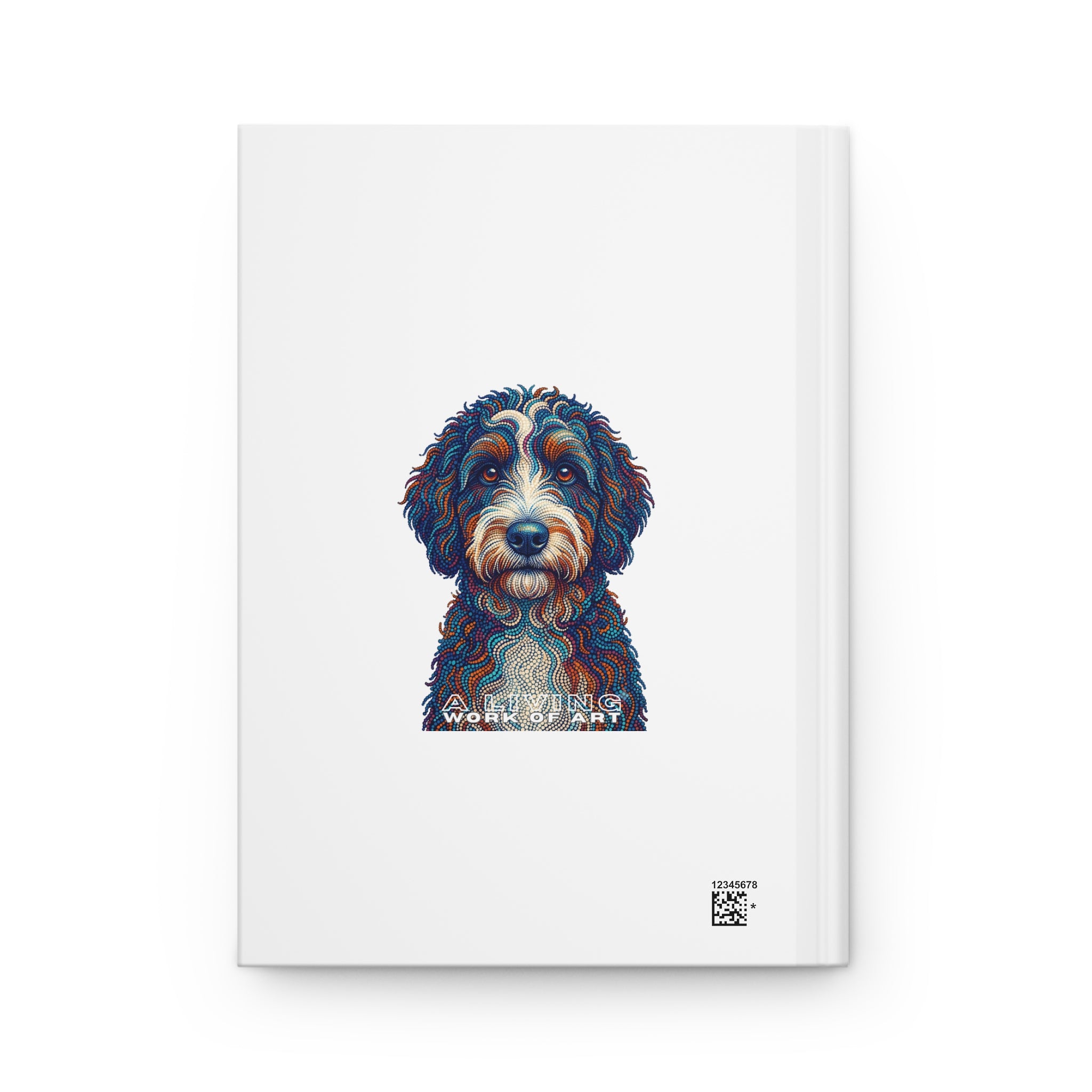 Bernedoodle Notebook | Living Work of Art Collection | Pointillism Style