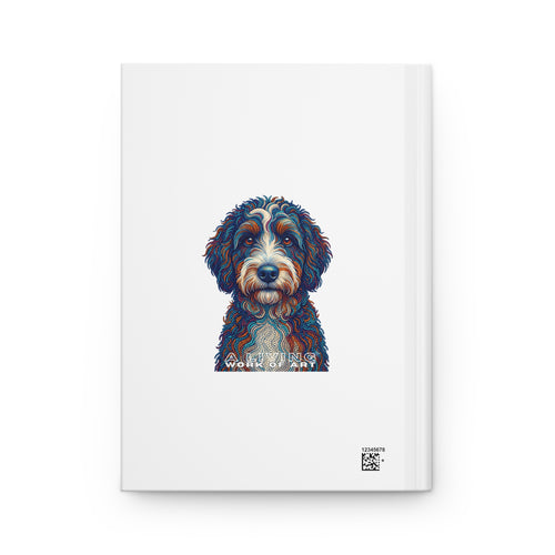 Bernedoodle Notebook | Living Work of Art Collection | Pointillism Style