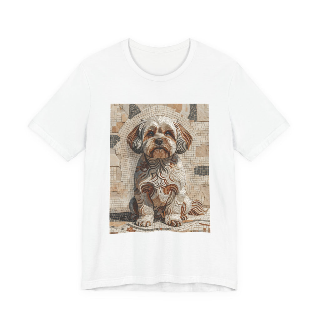 Shih-Poo T Shirt | Living Work of Art Collection | Mosaic Style