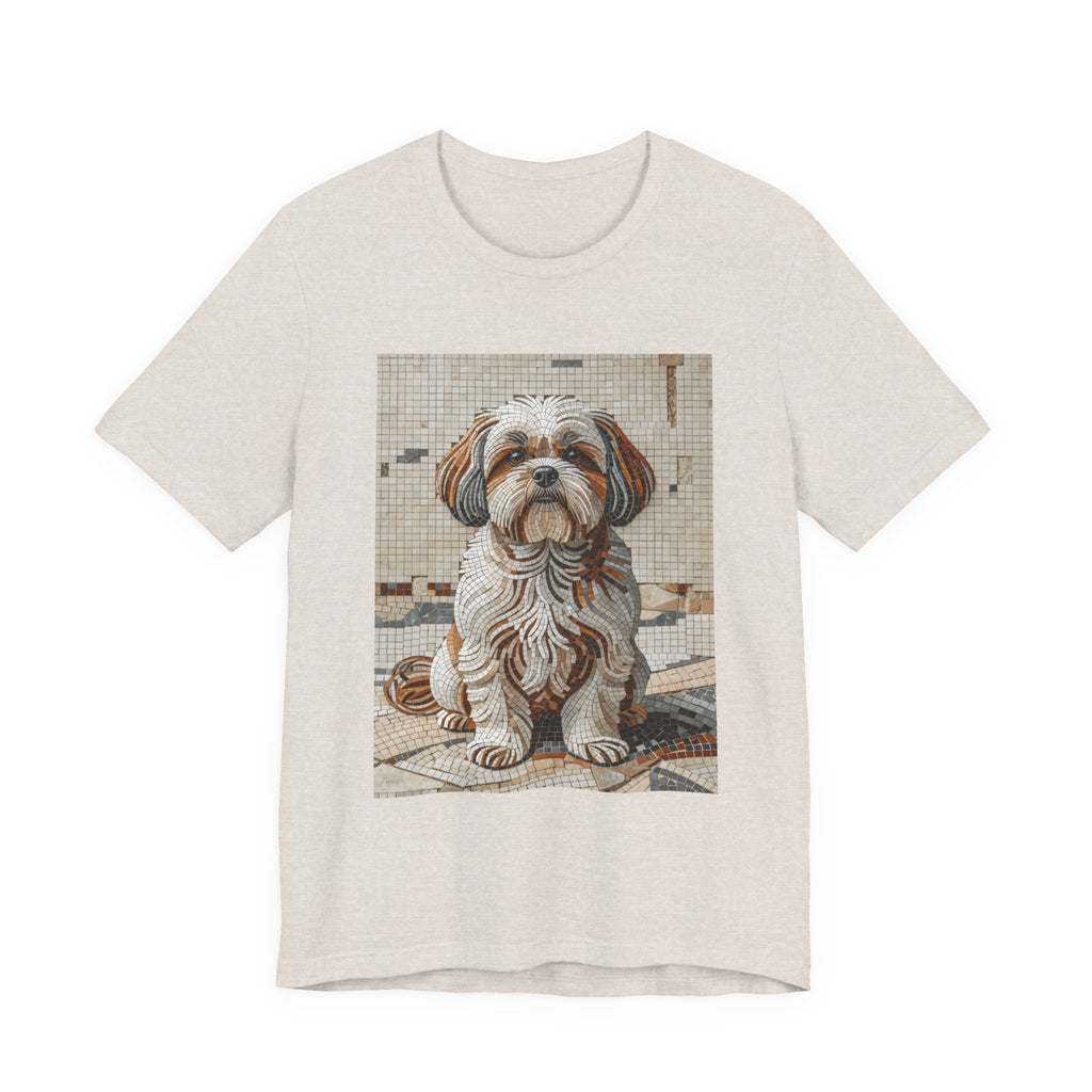 Shih Tzu T Shirt | Living Work of Art Collection | Mosaic Style