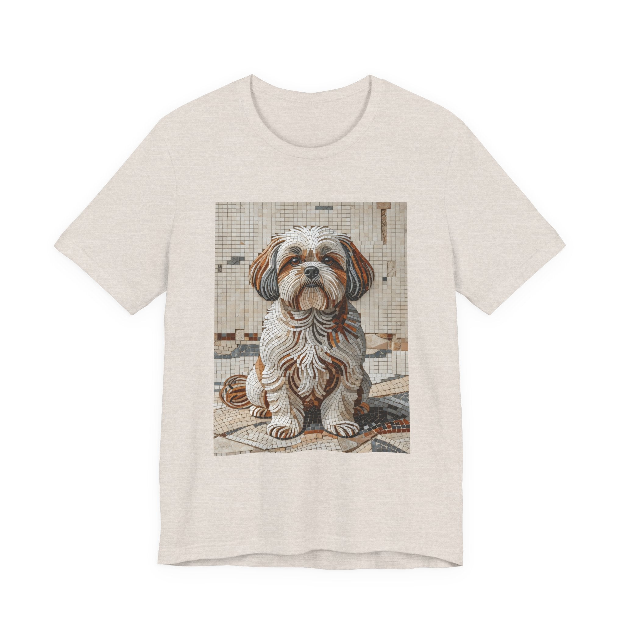 Shih Tzu T Shirt | Living Work of Art Collection | Mosaic Style