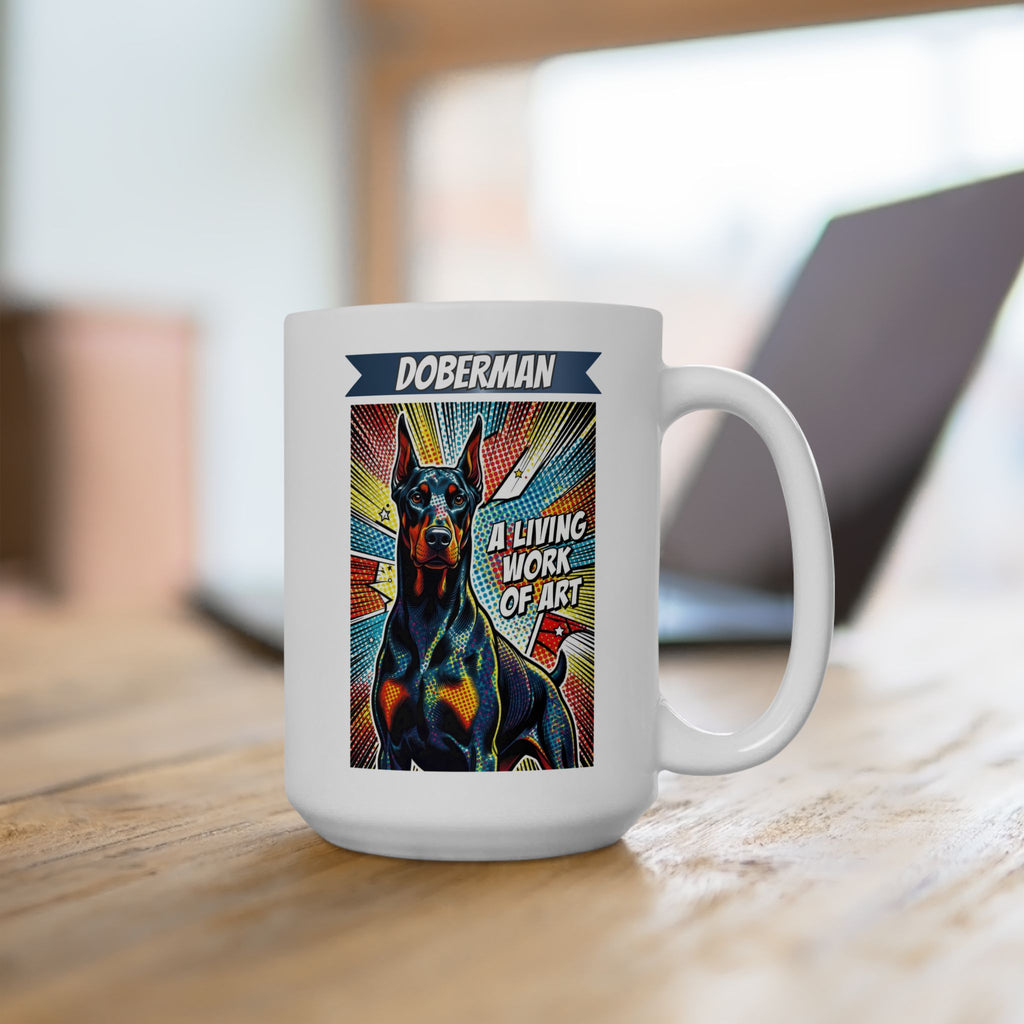 Doberman Pinscher Coffee Mug | Living Work of Art