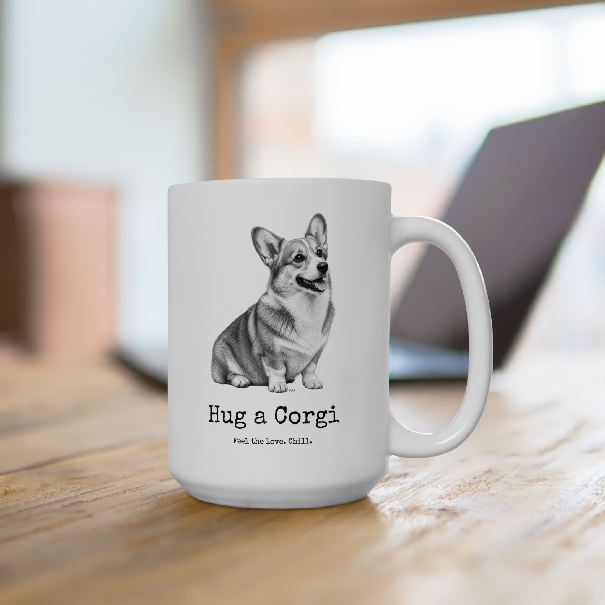 Corgi Coffee Mug | Hug a Corgi
