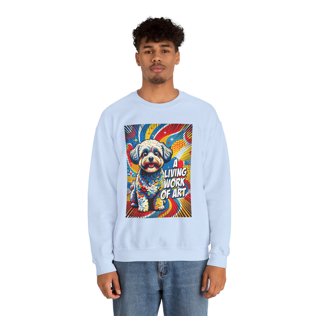 Shih-Poo Sweatshirt | Living Work of Art Collection | Pop Art