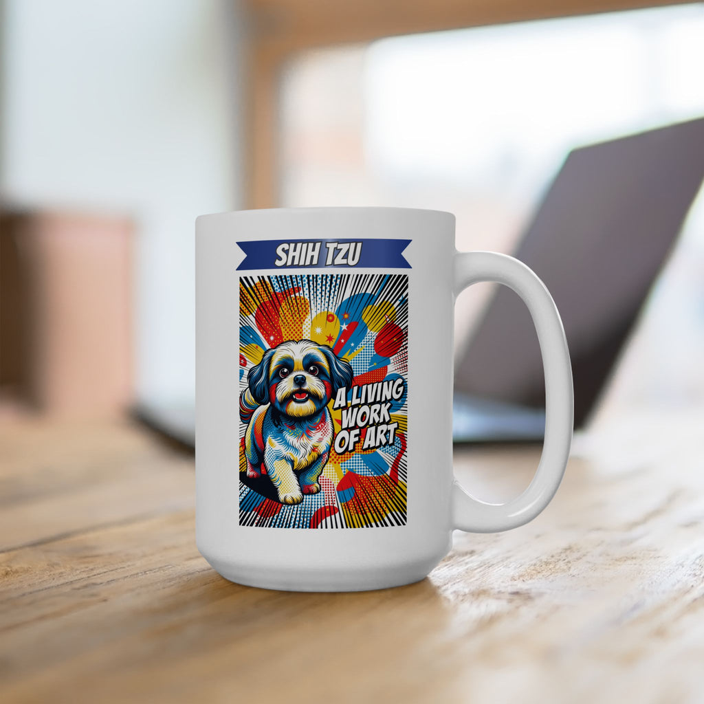 Shih Tzu Coffee Mug | Living Work of Art Collection | Pop Art
