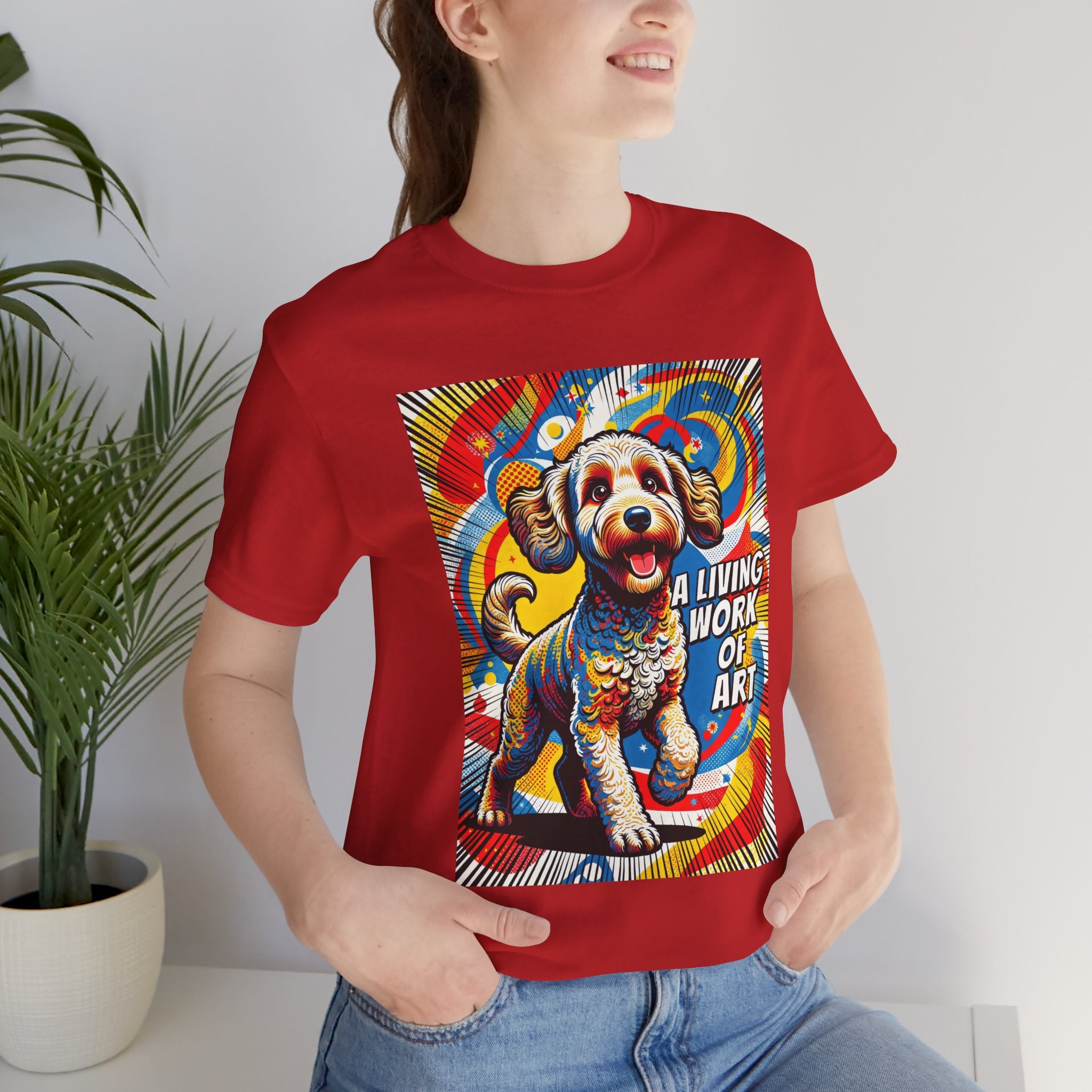 Labradoodle T Shirt | A Living Work of Art Collection | Pop Art