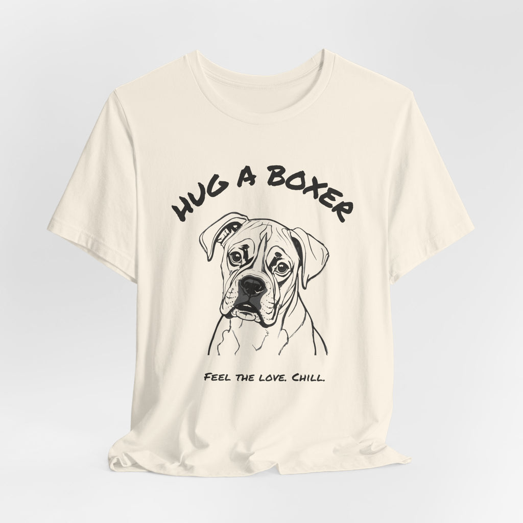 Boxer T Shirt | Hug a Boxer