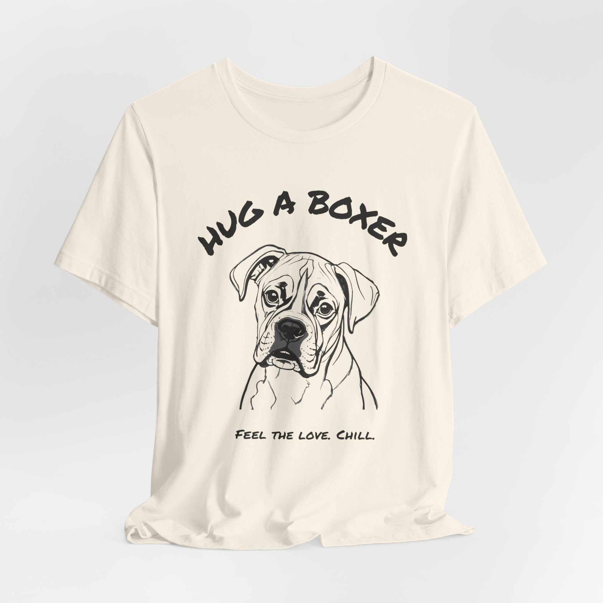 Boxer T Shirt | Hug a Boxer