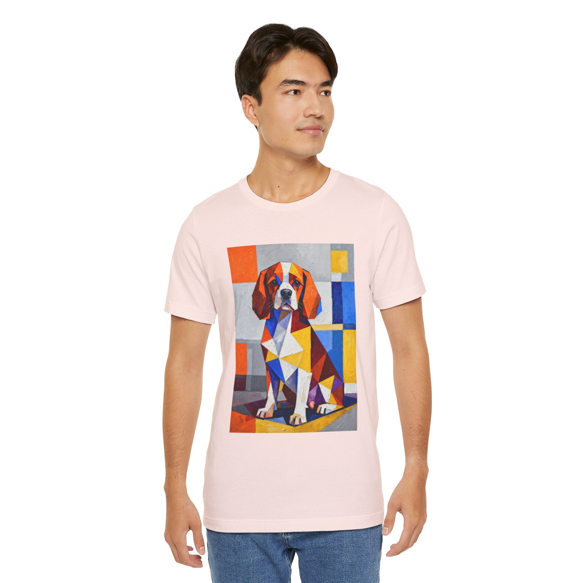 Cavalier King Charles Spaniel T Shirt | Living Work of Art Collection | Cubist Style