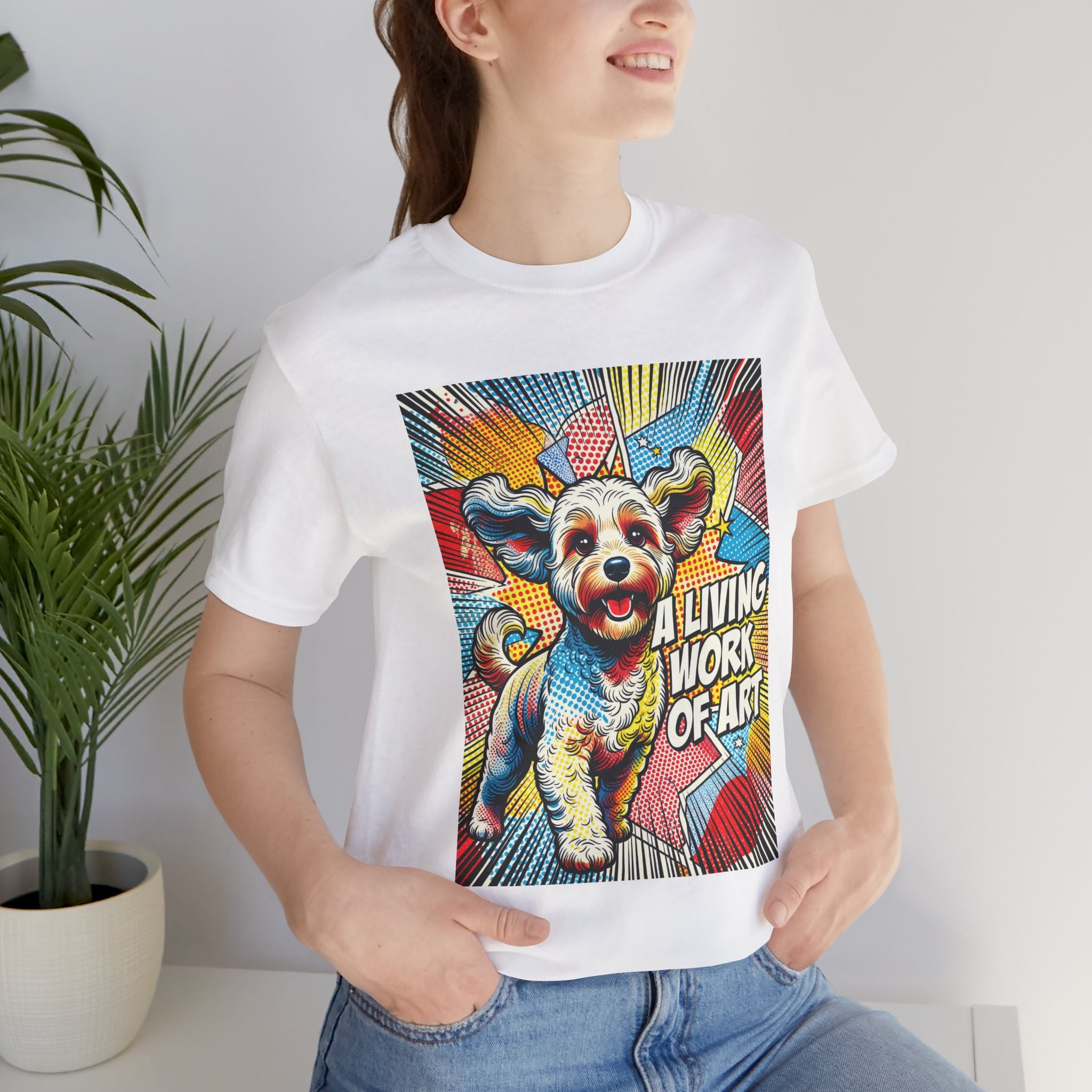 Cockapoo T Shirt | Living Work of Art Collection | Pop Art
