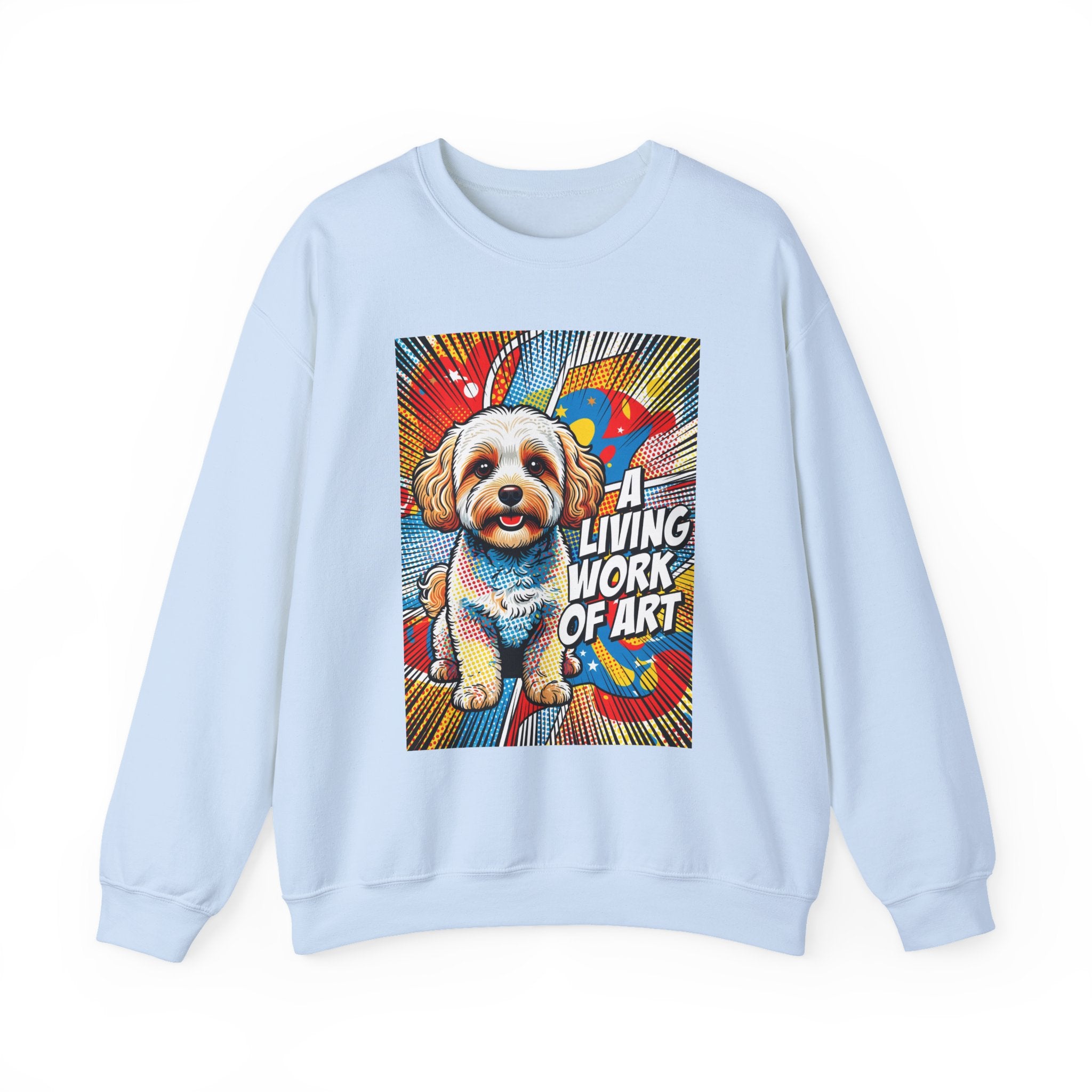 Maltipoo Sweatshirt | Living Work of Art Collection | Pop Art