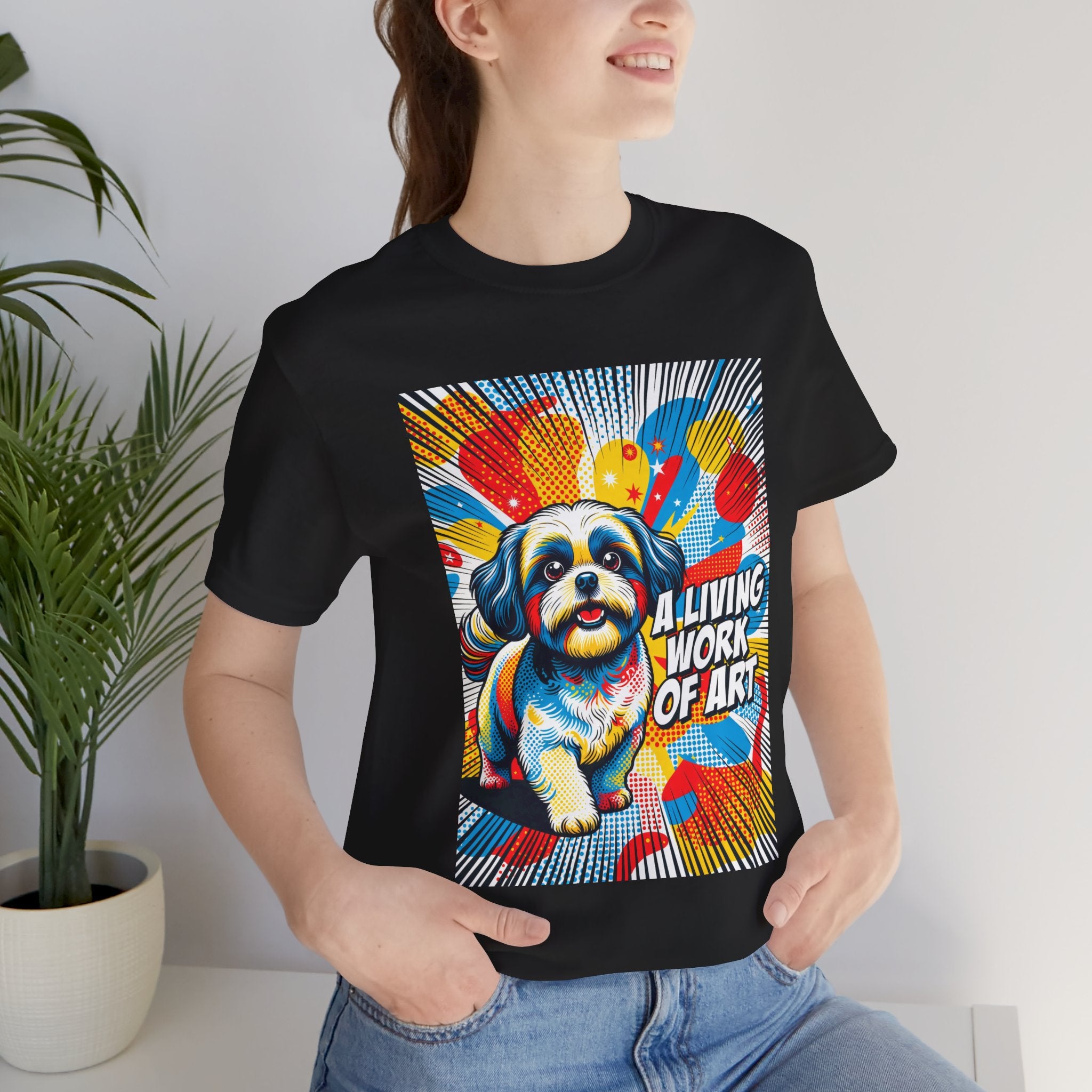 Shih Tzu T Shirt | Living Work of Art Collection | Pop Art