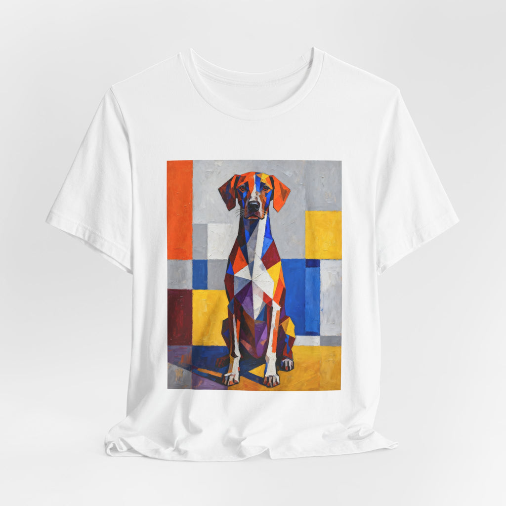 German Shorthaired Pointer T Shirt | Living Work of Art Collection | Cubist Style