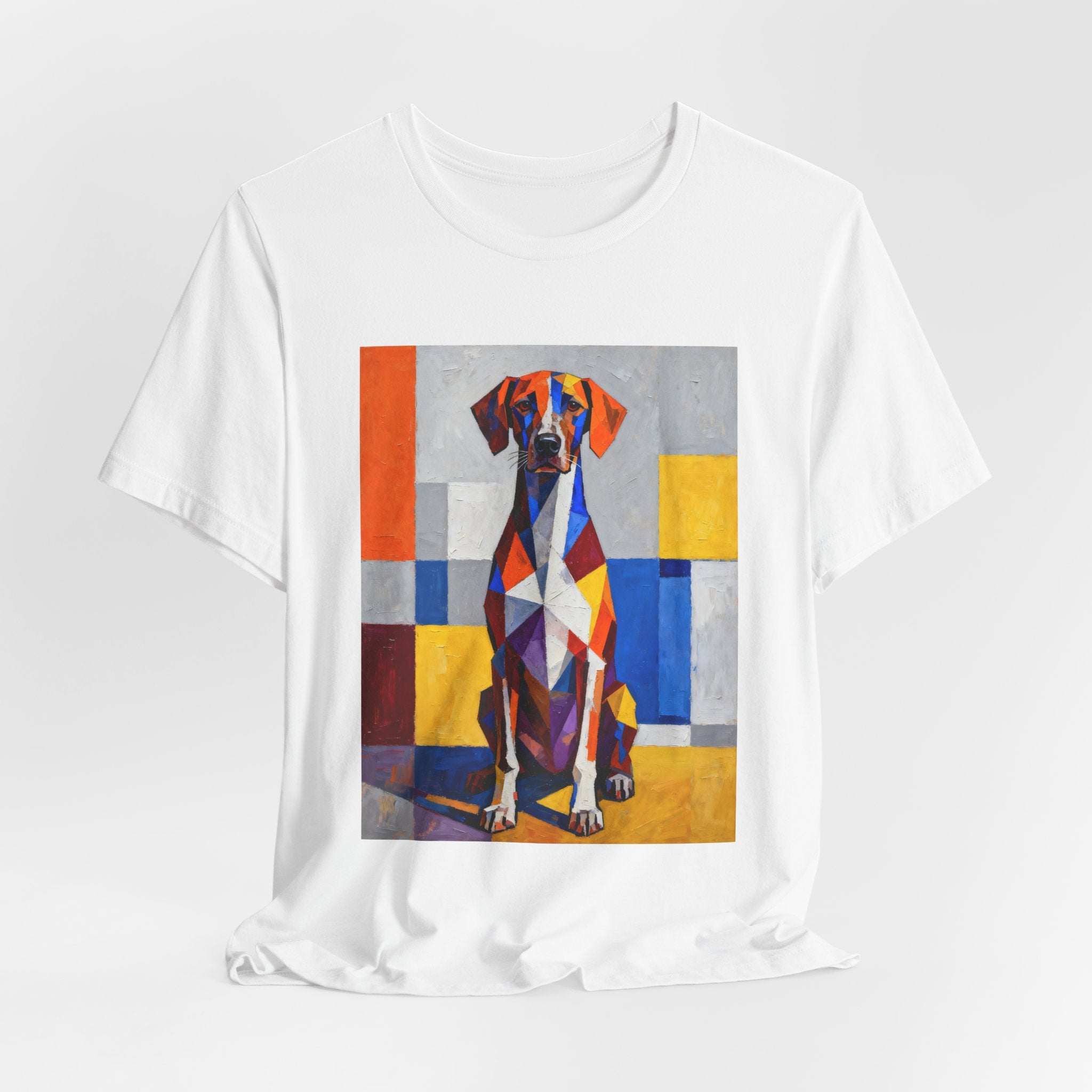 German Shorthaired Pointer T Shirt | Living Work of Art Collection | Cubist Style