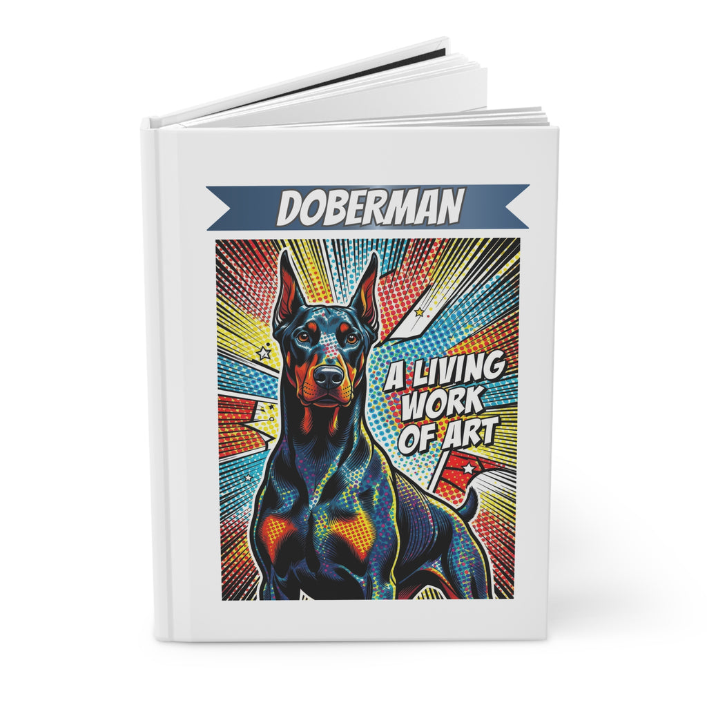 Doberman Pinscher Notebook | Living Work of Art Diary Collection | Pop Art