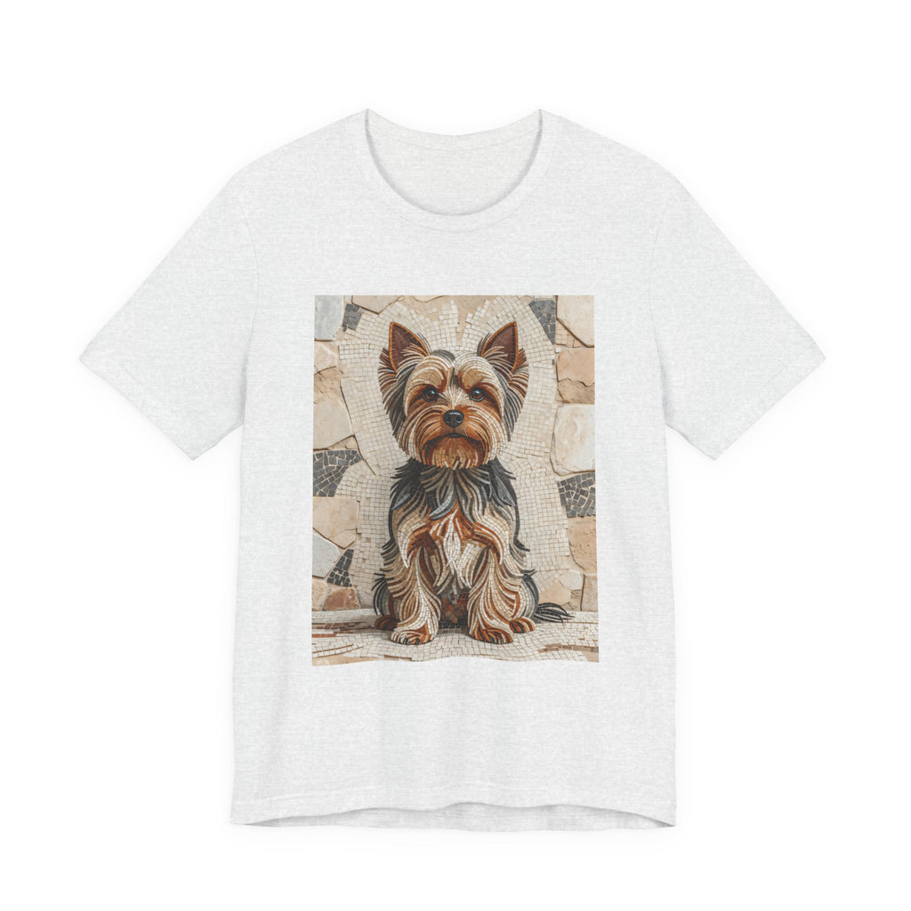 Yorkshire Terrier T Shirt | Living Work of Art Collection | Mosaic Style