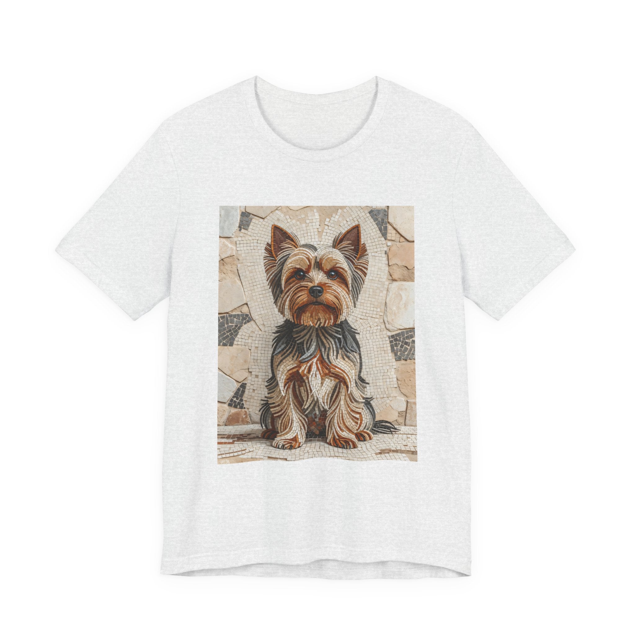 Yorkshire Terrier T Shirt | Living Work of Art Collection | Mosaic Style