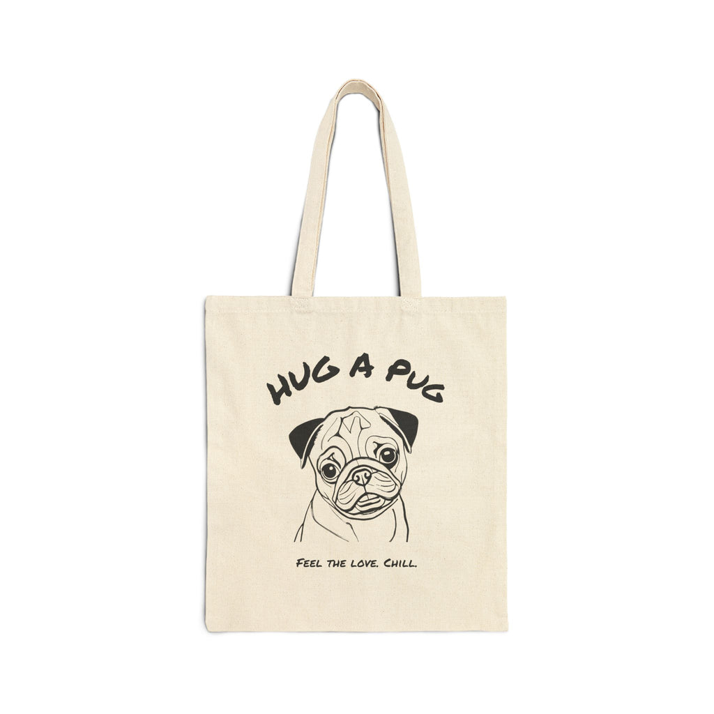 Pug Tote Bag | Hug a Pug