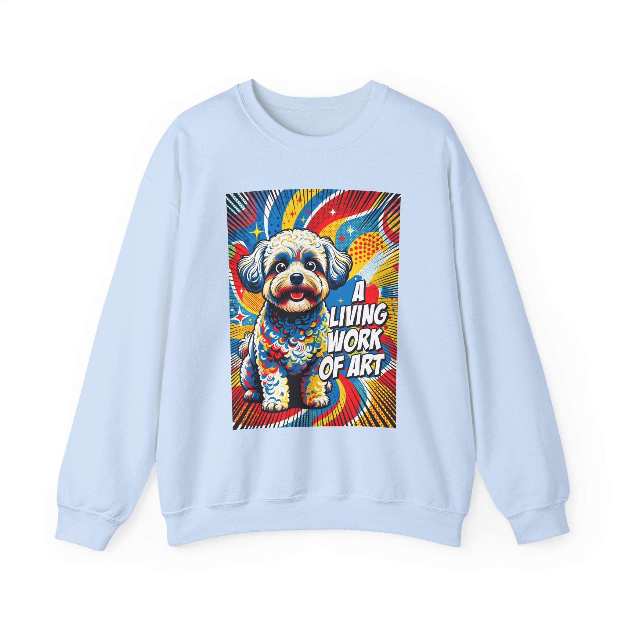 Shih-Poo Sweatshirt | Living Work of Art Collection | Pop Art