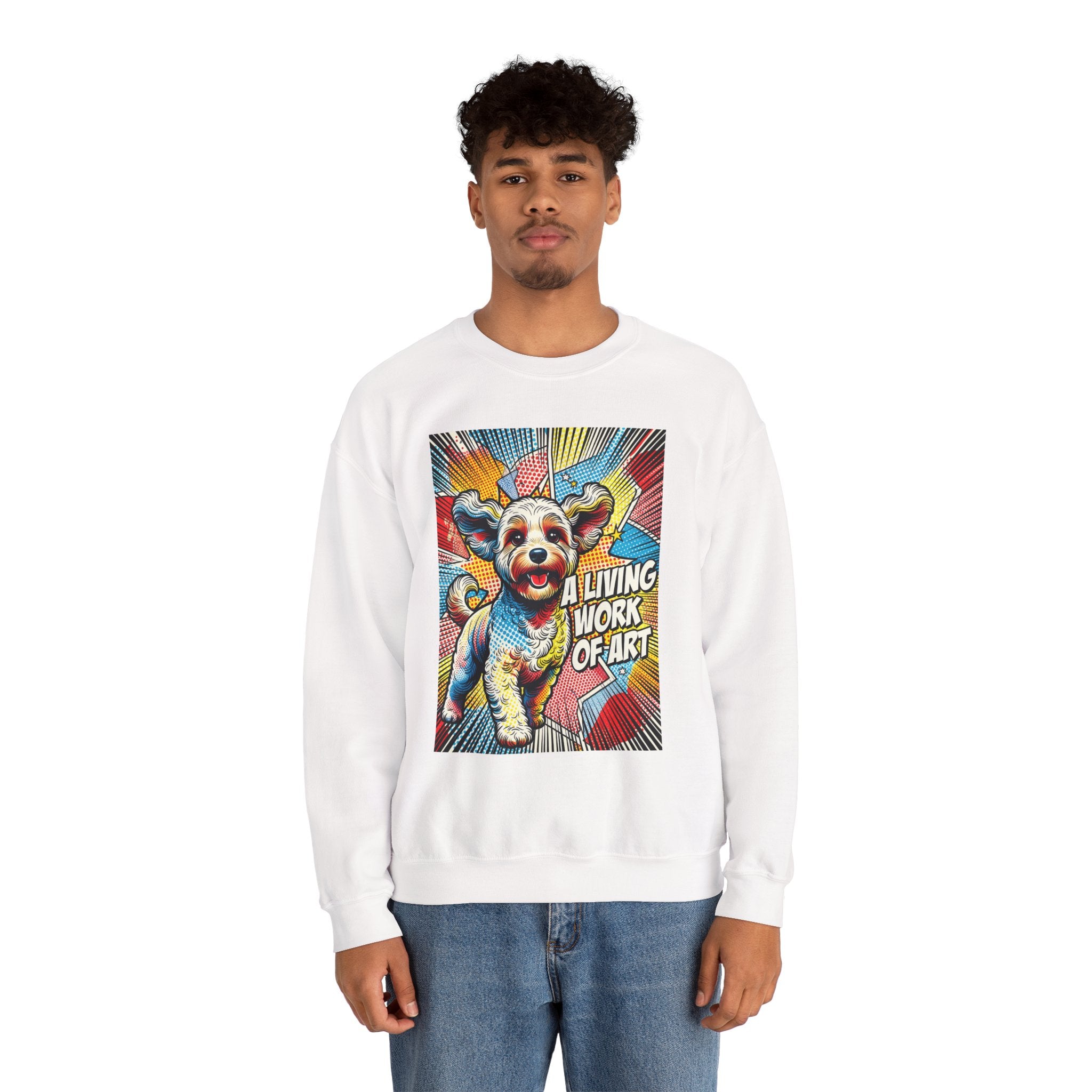 Cockapoo Sweatshirt | Living Work of Art Collection | Pop Art