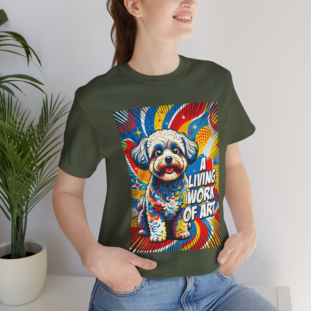 Shih-Poo T Shirt | Living Work of Art Collection | Pop Art