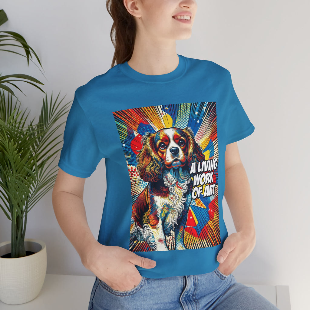Cavalier King Charles Spaniel T Shirt | Living Work of Art Collection | Pop Art