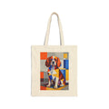 Cavalier King Charles Spaniel Tote Bag | Living Work of Art Collection | Cubist Style