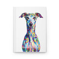 Italian Greyhound Notebook | Living Work of Art Collection | Pointillism Style