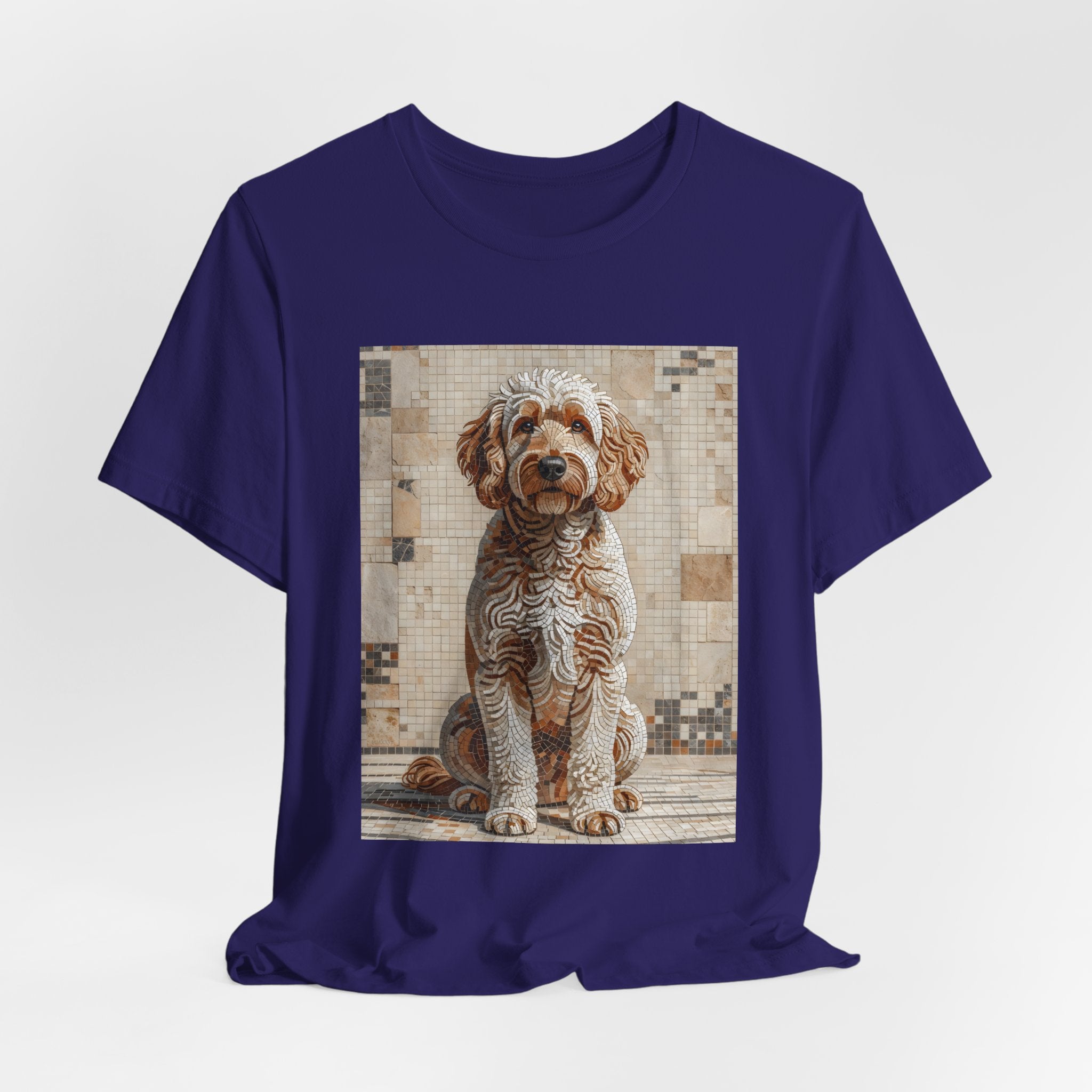 Goldendoodle T Shirt | Living Work of Art Collection | Mosaic Style