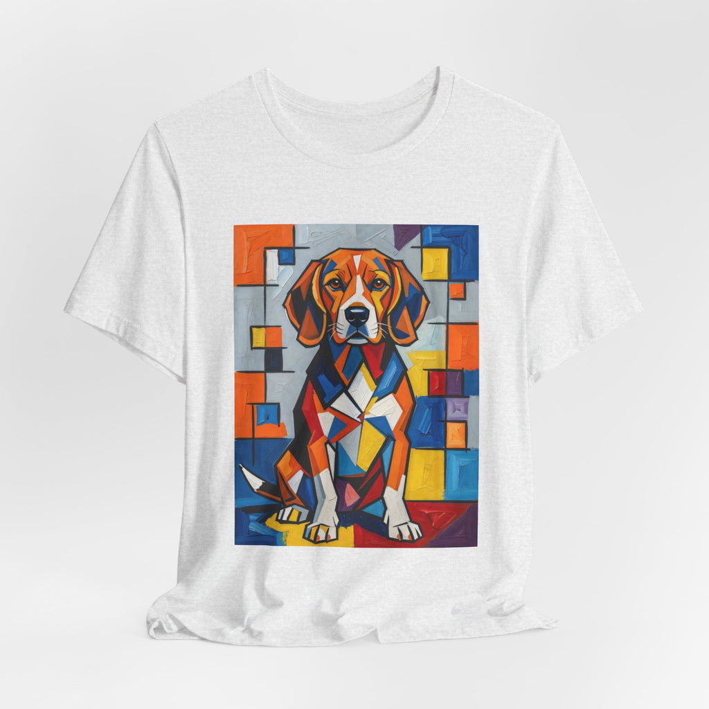 Beagle T Shirt | Living Work of Art Collection | Cubist Style