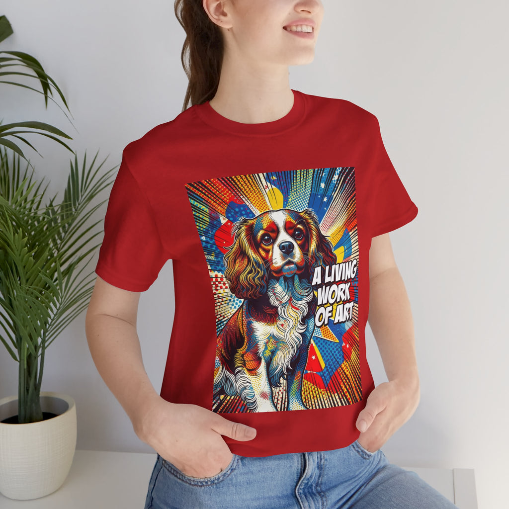 Cavalier King Charles Spaniel T Shirt | Living Work of Art Collection | Pop Art