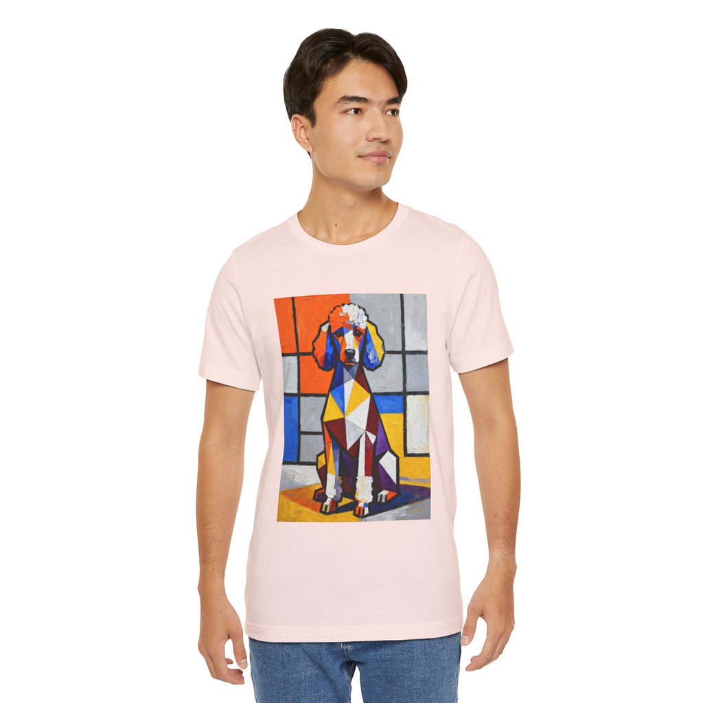 Poodle T Shirt | Living Work of Art Collection | Cubist Style