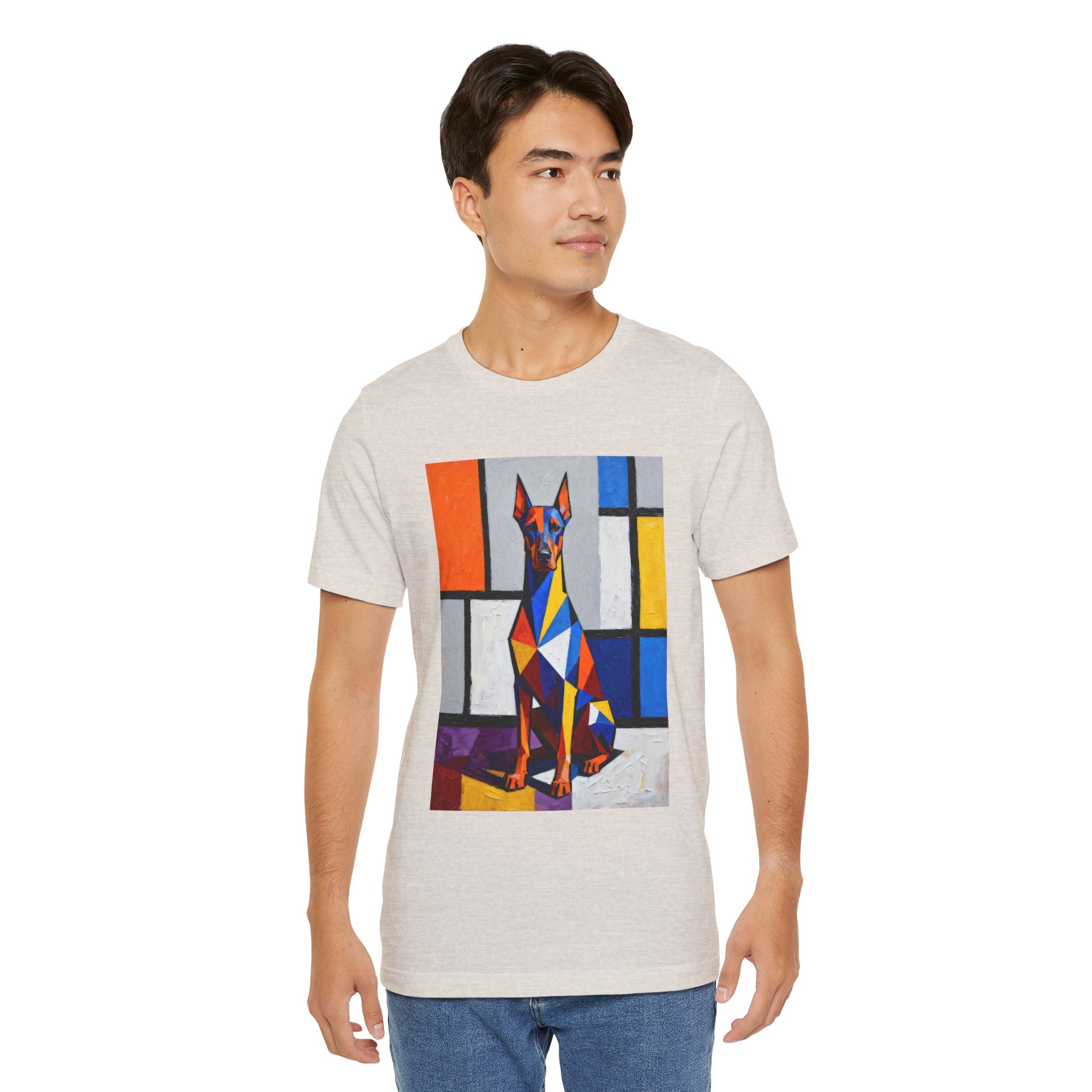 Doberman Pinscher T Shirt | Living Work of Art Collection | Cubist Style