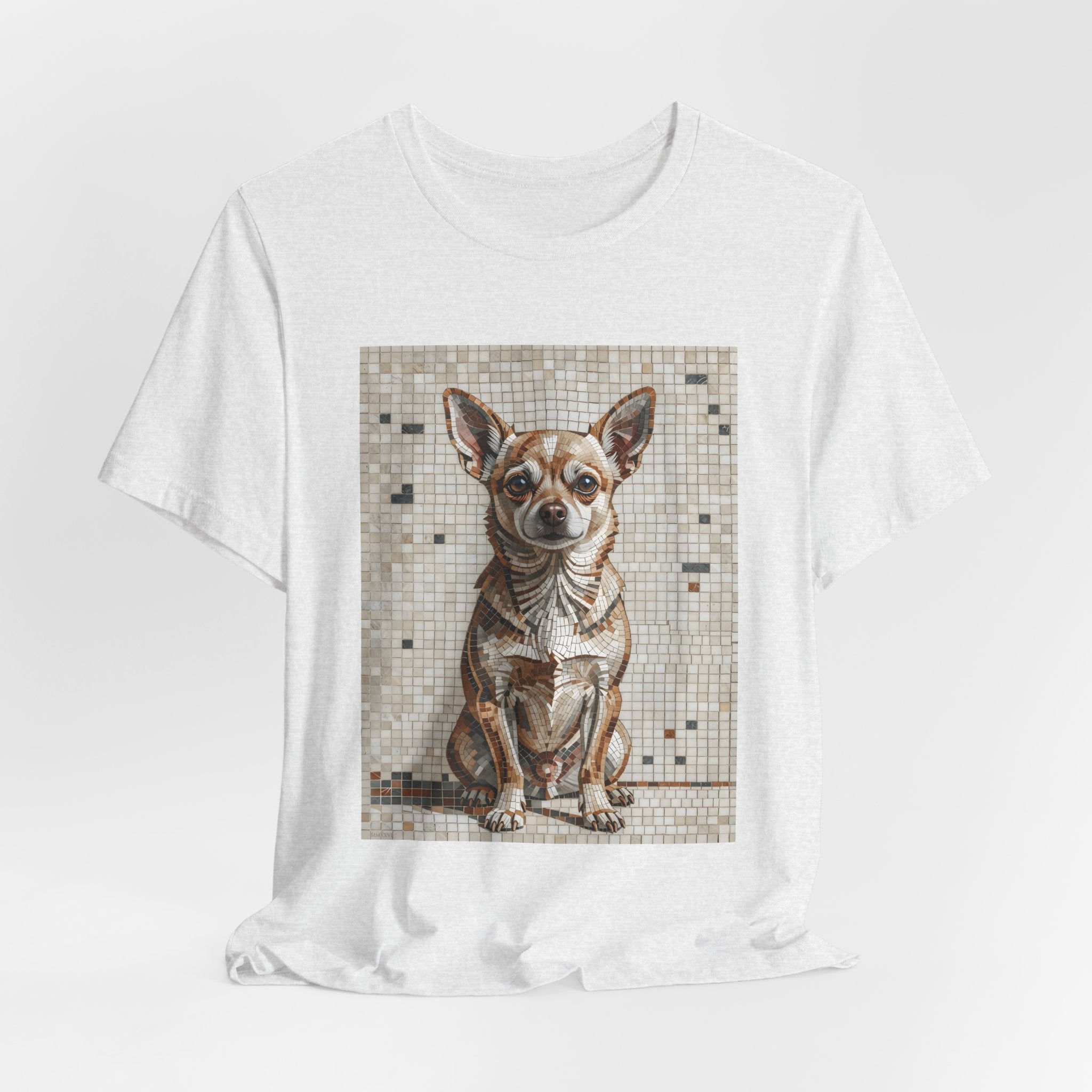 Chihuahua T Shirt | Living Work of Art Collection | Mosaic Style