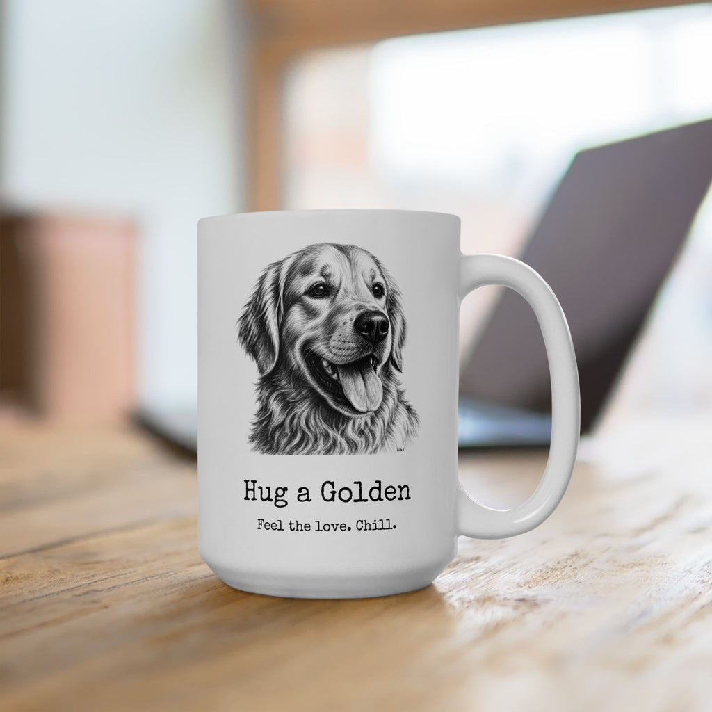 Golden Retriever Coffee Mug | Hug a Golden