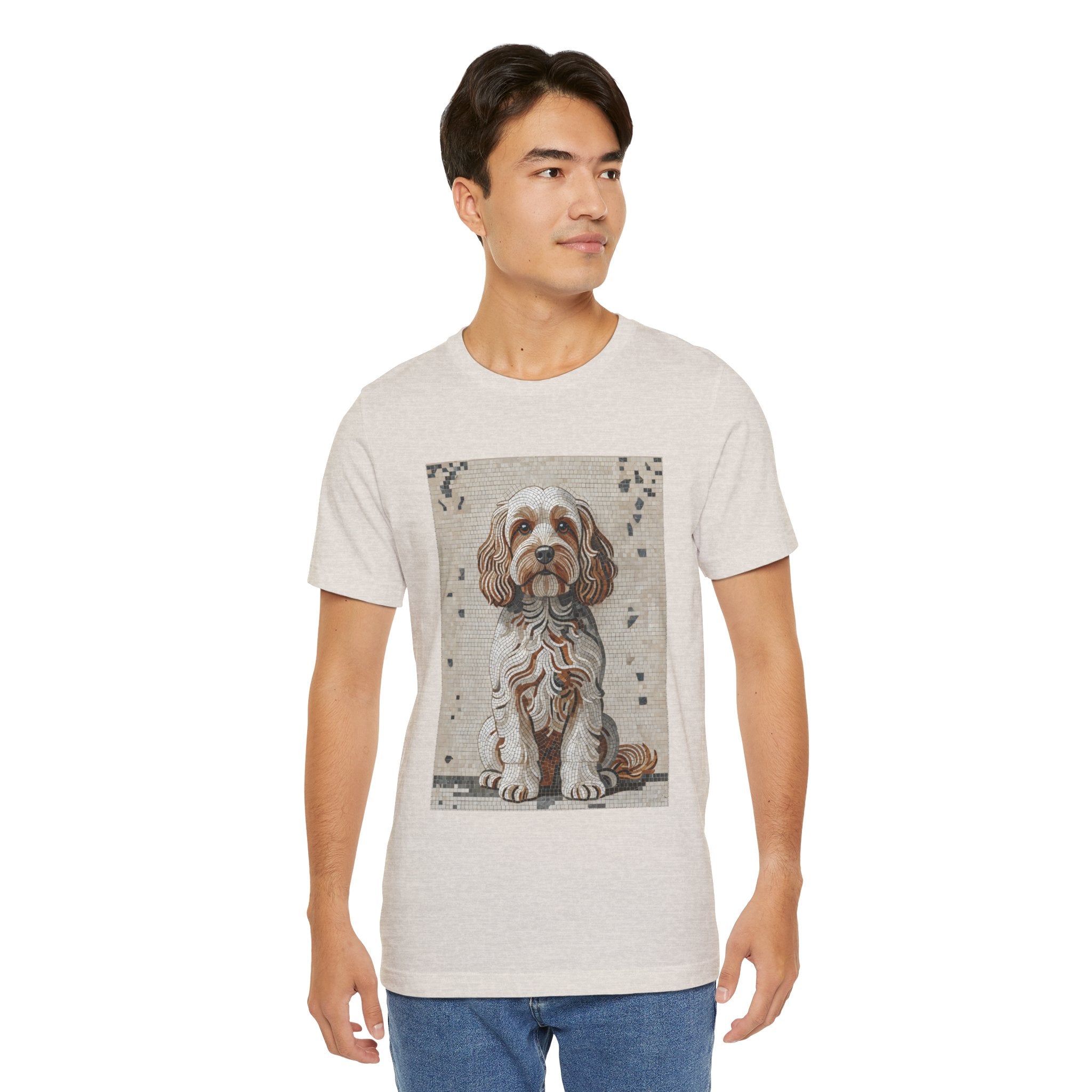 Cavapoo T Shirt | Living Work of Art Collection | Mosaic Style