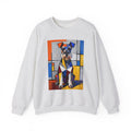 Schnauzer Sweatshirt | Living Work of Art Collection | Cubist Style