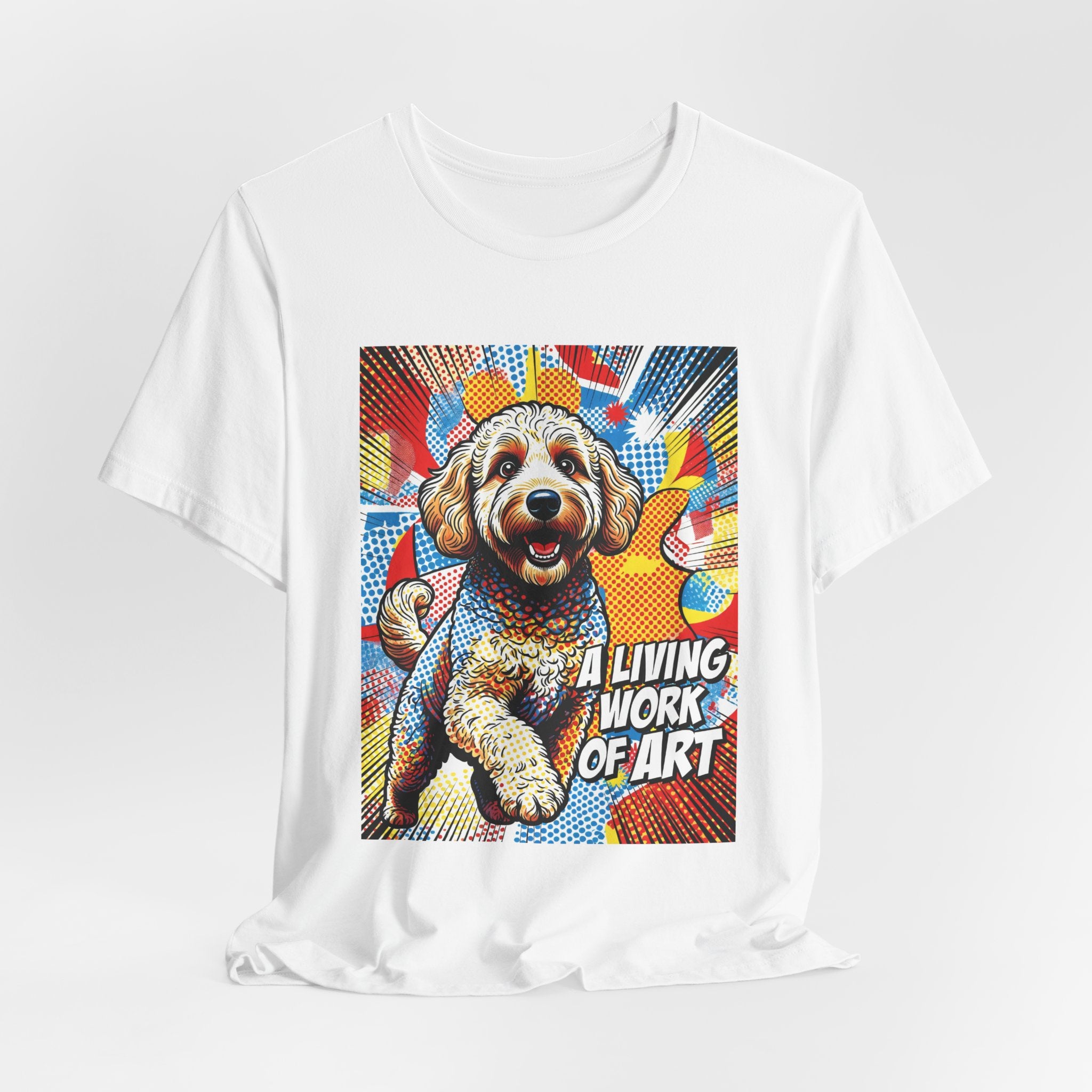 Goldendoodle T Shirt | Living Work of Art Collection | Pop Art