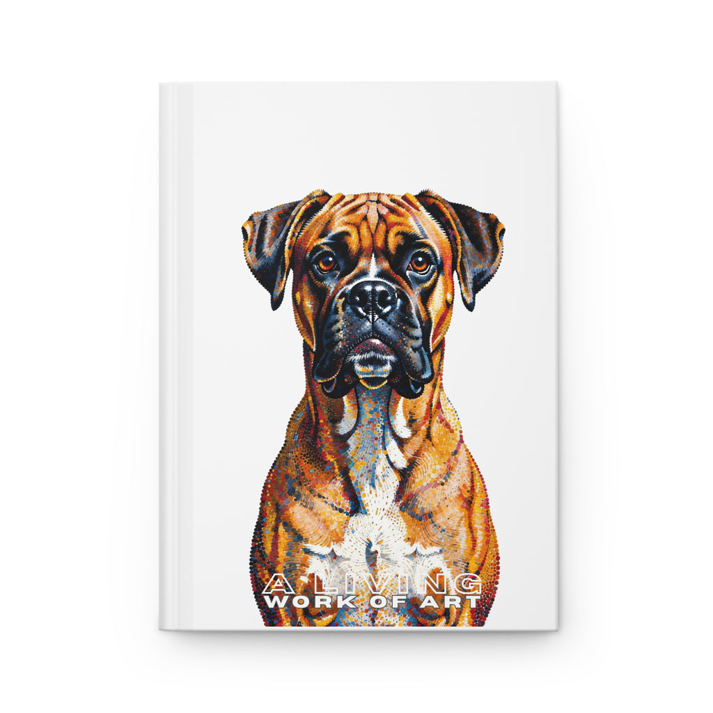 Boxer Notebook | Living Work of Art Collection | Pointillism Style