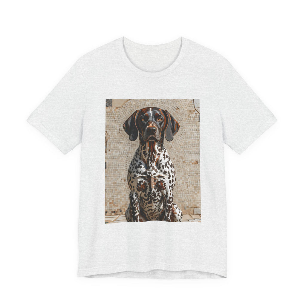 German Shorthaired Pointer T Shirt | Living Work of Art Collection | Mosaic Style