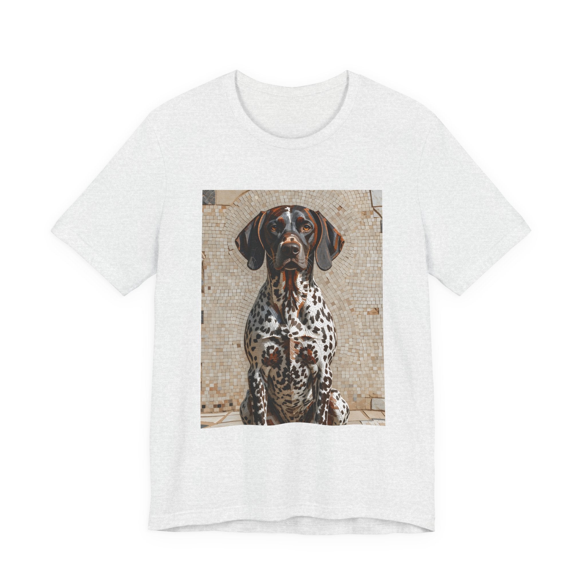 German Shorthaired Pointer T Shirt | Living Work of Art Collection | Mosaic Style