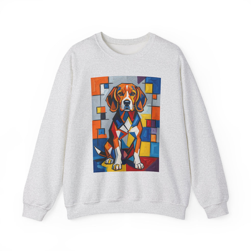 Beagle Sweatshirt | Living Work of Art Collection | Cubist Style
