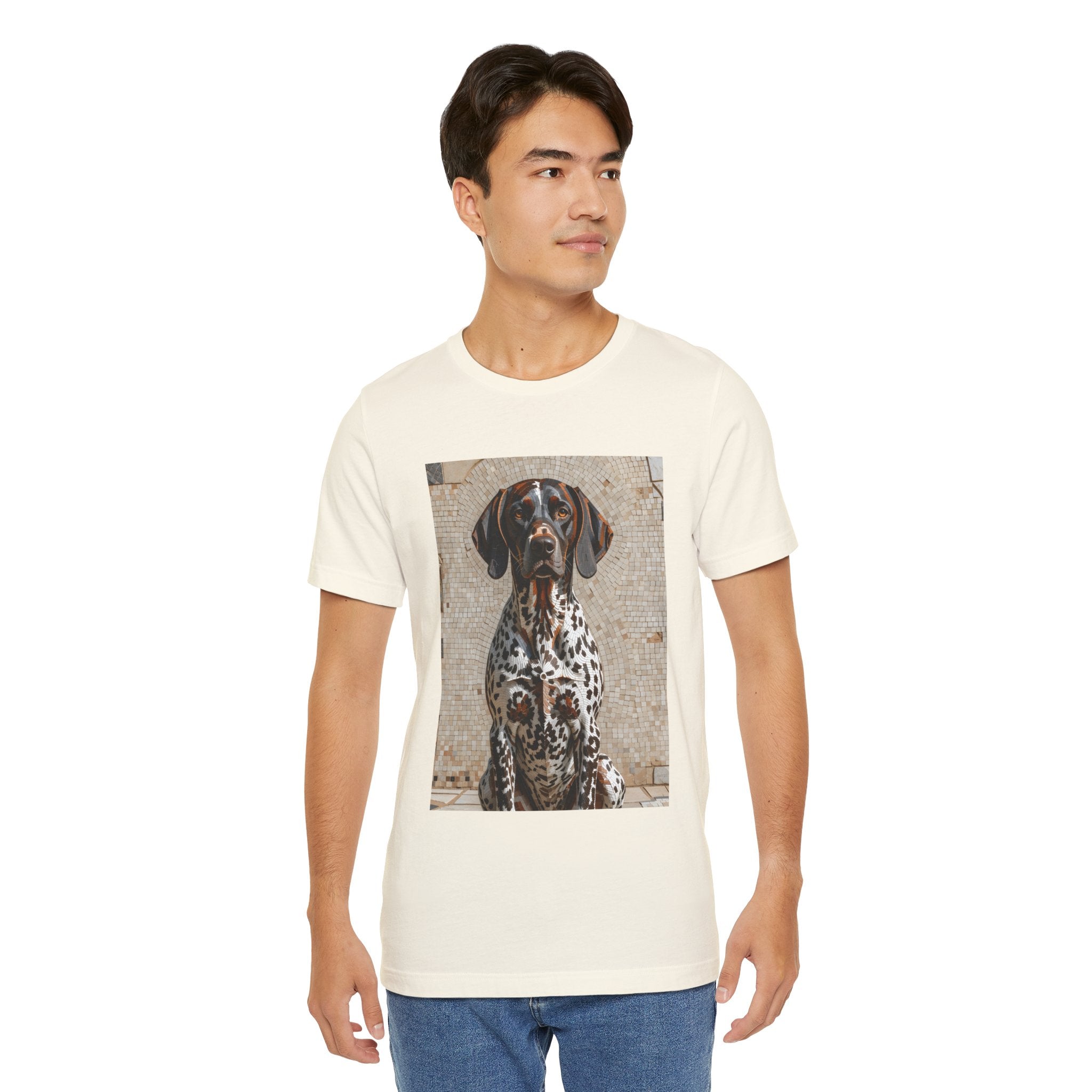 German Shorthaired Pointer T Shirt | Living Work of Art Collection | Mosaic Style