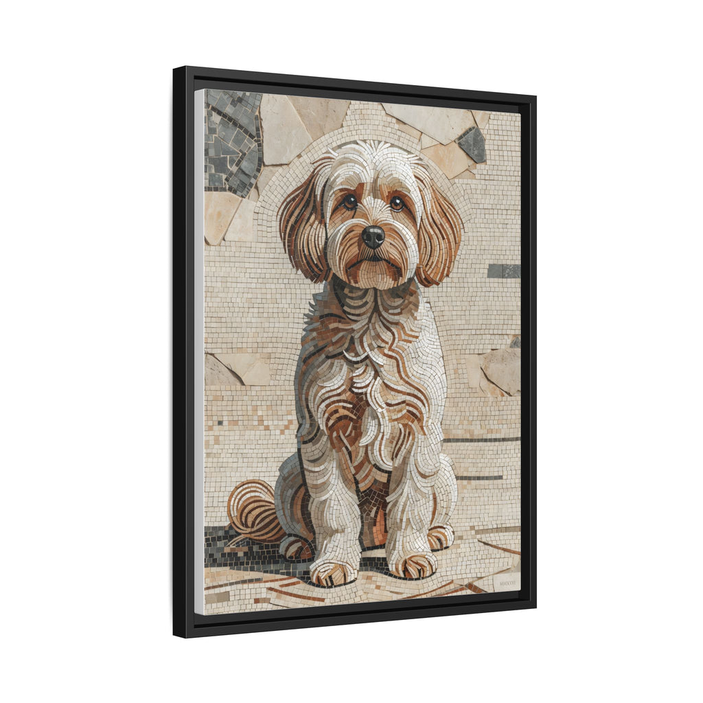 Maltipoo Canvas Wall Art | Living Work of Art Collection | Mosaic Style Print