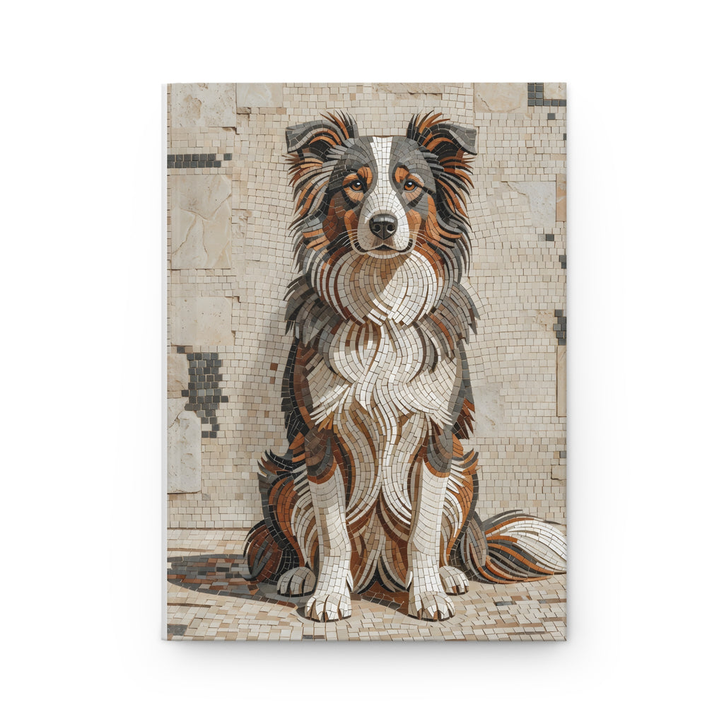 Border Collie Notebook | Living Work of Art Collection | Mosaic Style