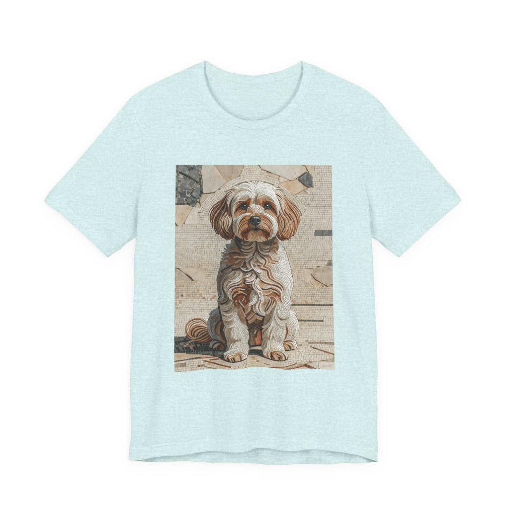 Maltipoo T Shirt | Living Work of Art Collection | Mosaic Style