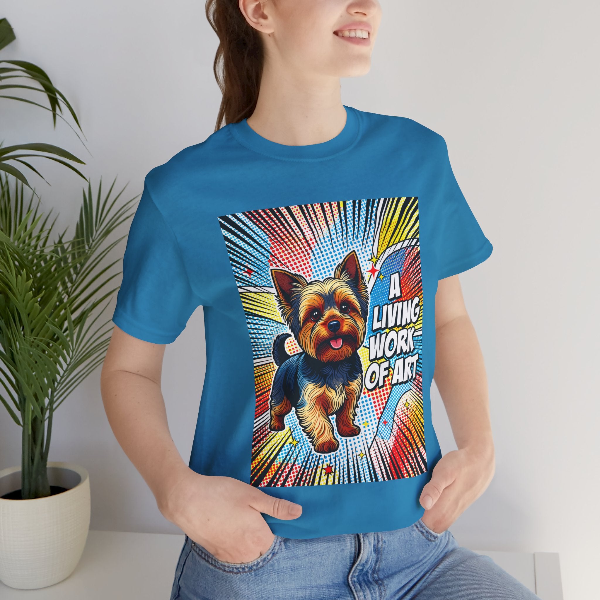 Yorkshire Terrier T Shirt | Living Work of Art Collection | Pop Art