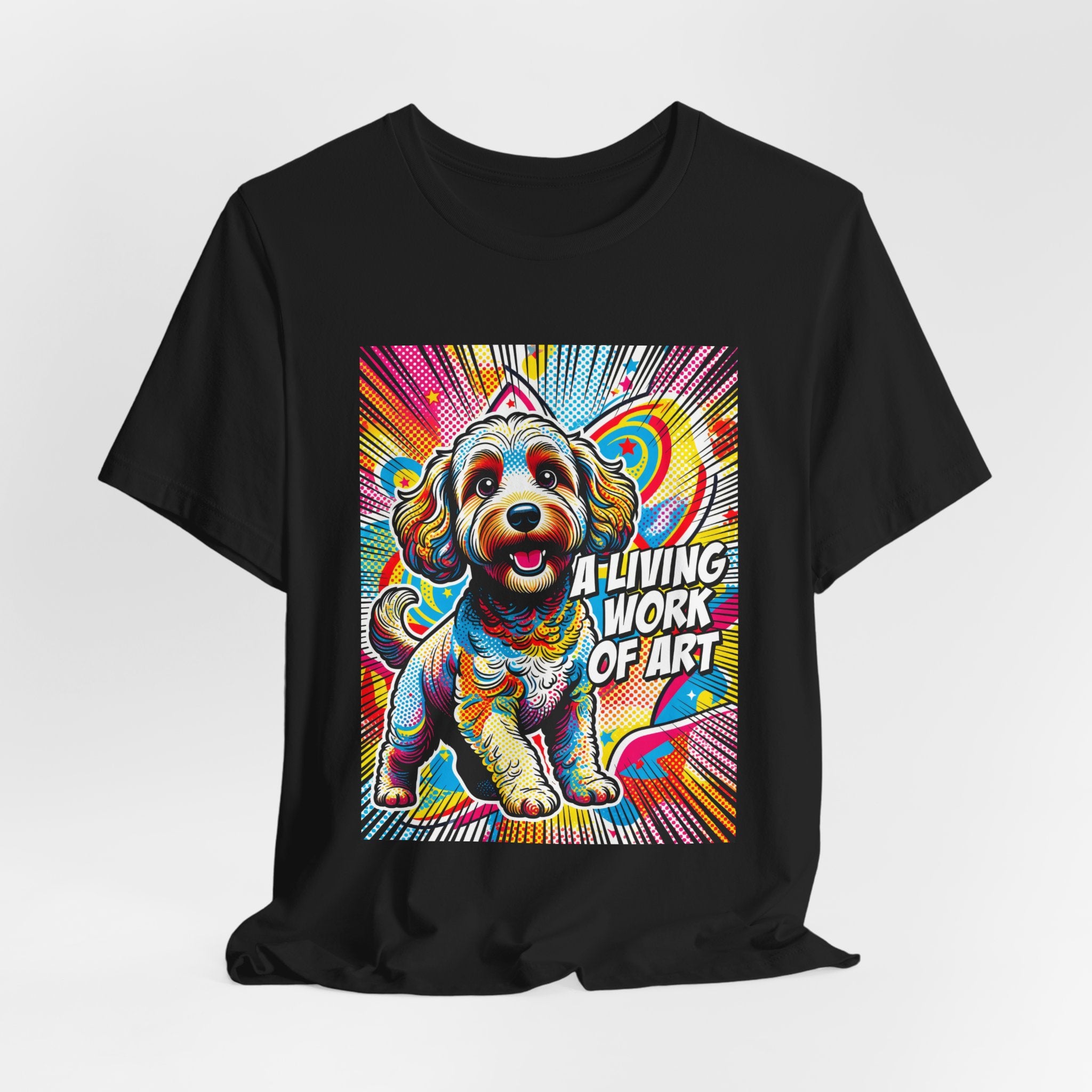 Schnoodle T Shirt | Living Work of Art Collection | Pop Art