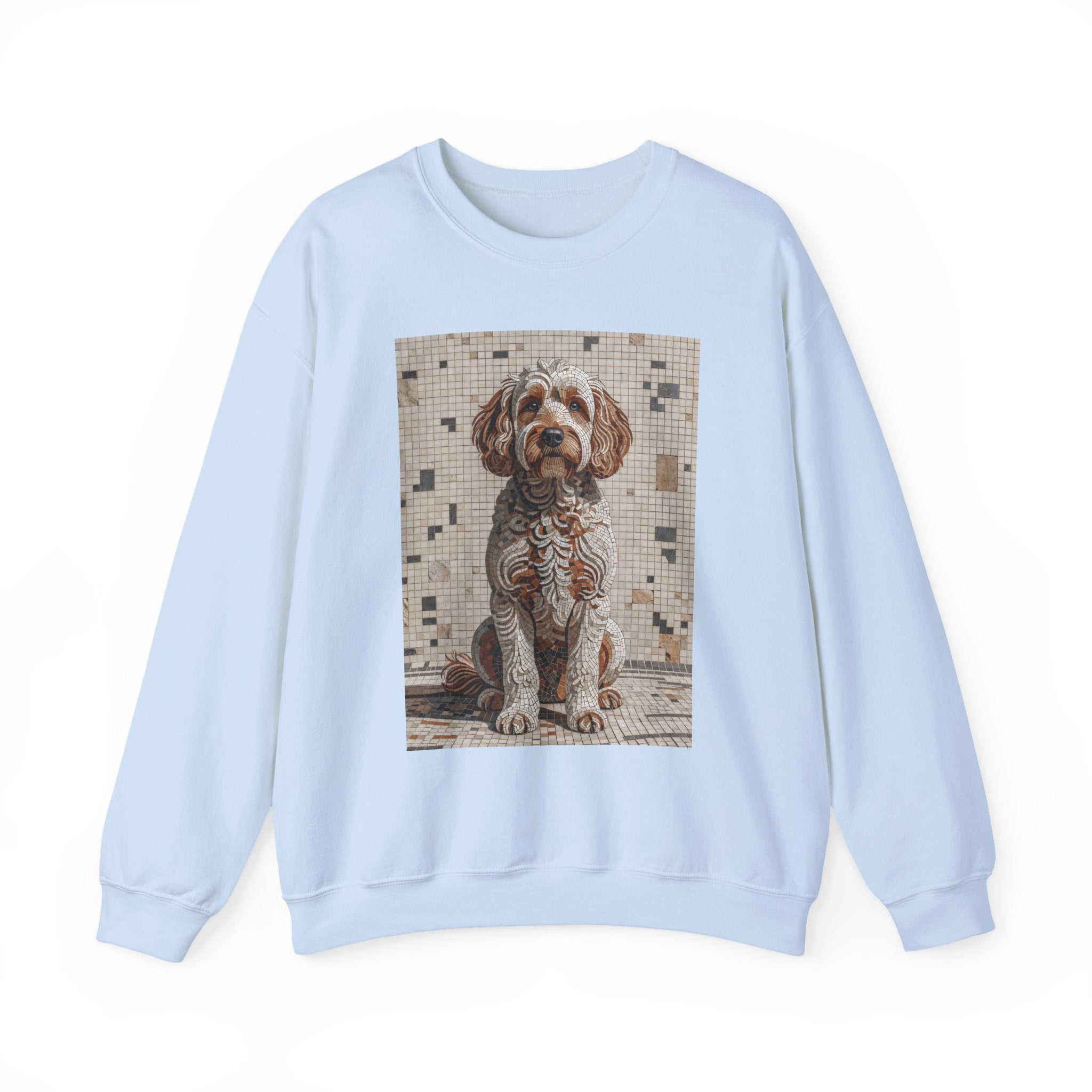 Schnoodle Sweatshirt | Living Work of Art Collection | Mosaic Style